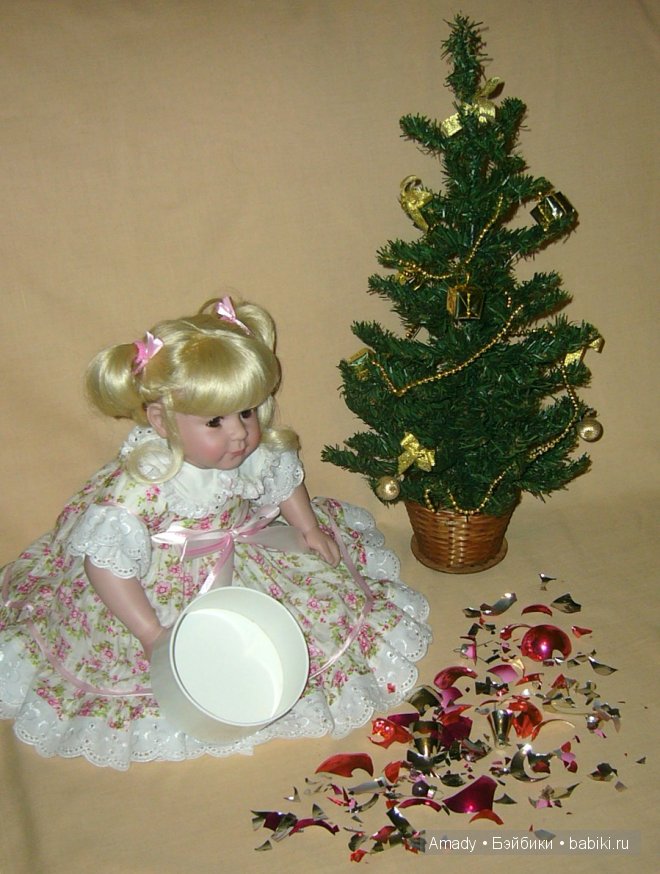 Наша новогодняя елочка — Куклы Gotz (Готц): Ханна