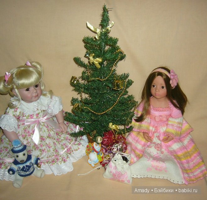 Наша новогодняя елочка — Куклы Gotz (Готц): Ханна