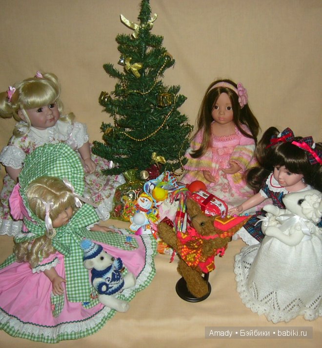 Наша новогодняя елочка — Куклы Gotz (Готц): Ханна