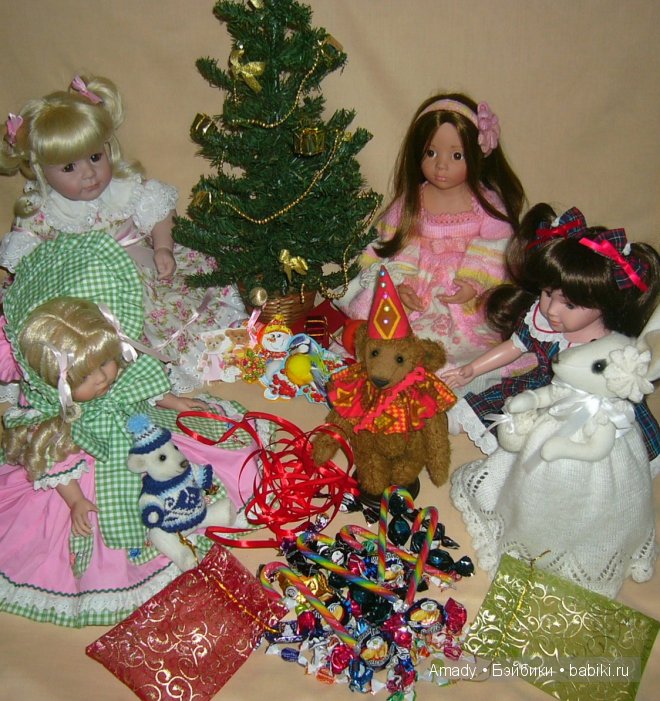 Наша новогодняя елочка — Куклы Gotz (Готц): Ханна