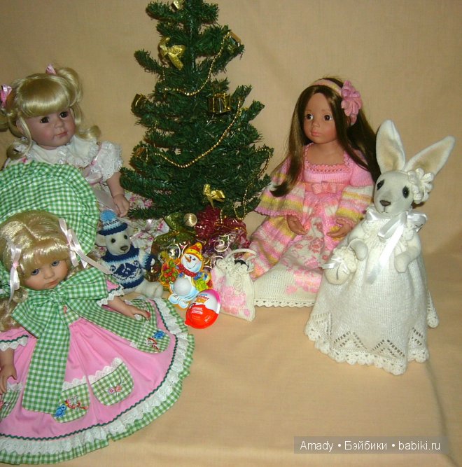 Наша новогодняя елочка — Куклы Gotz (Готц): Ханна