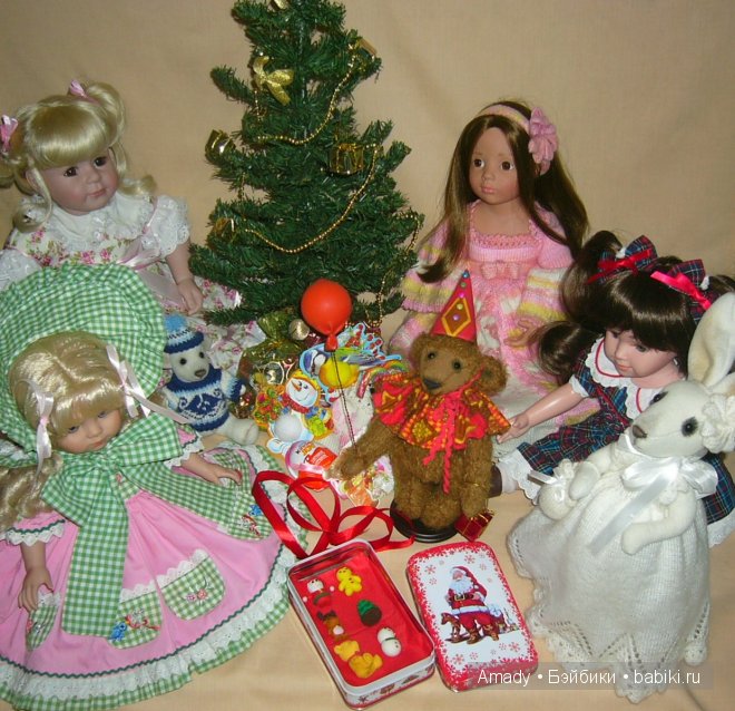 Наша новогодняя елочка — Куклы Gotz (Готц): Ханна