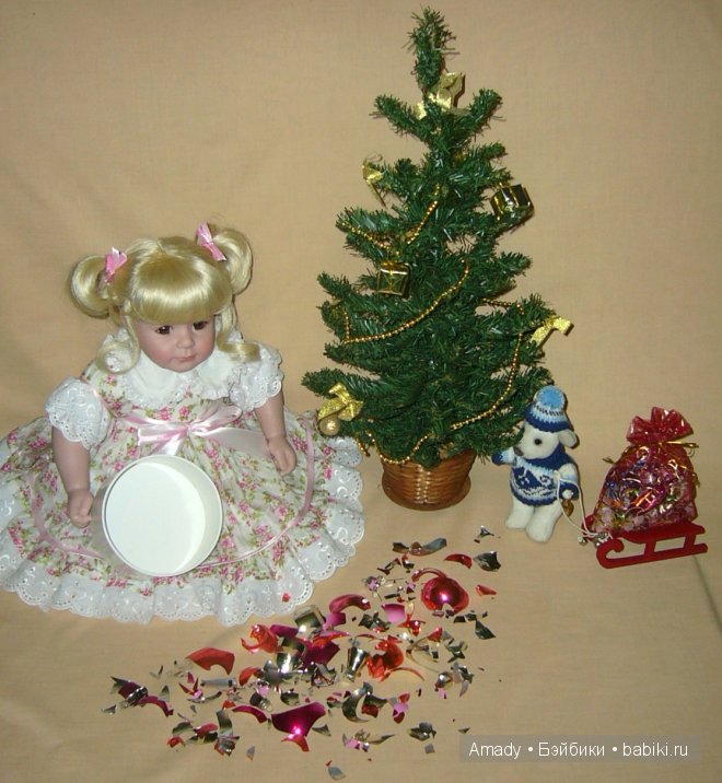 Наша новогодняя елочка — Куклы Gotz (Готц): Ханна