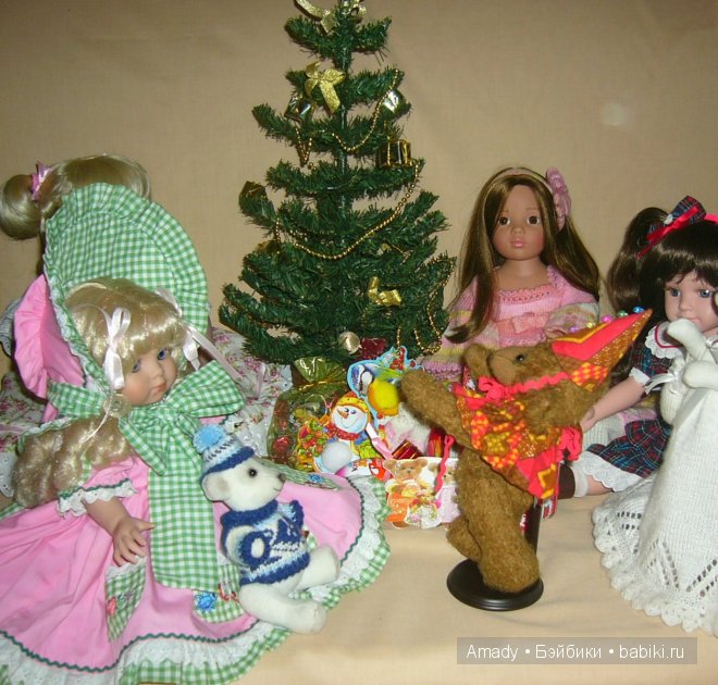 Наша новогодняя елочка — Куклы Gotz (Готц): Ханна