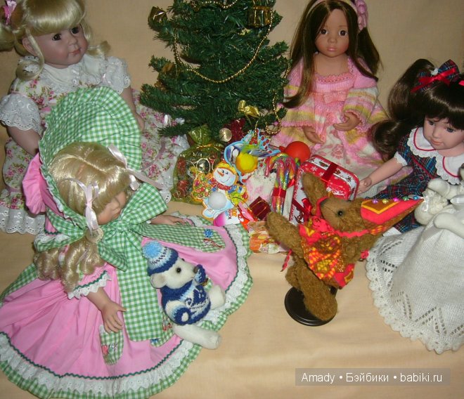 Наша новогодняя елочка — Куклы Gotz (Готц): Ханна