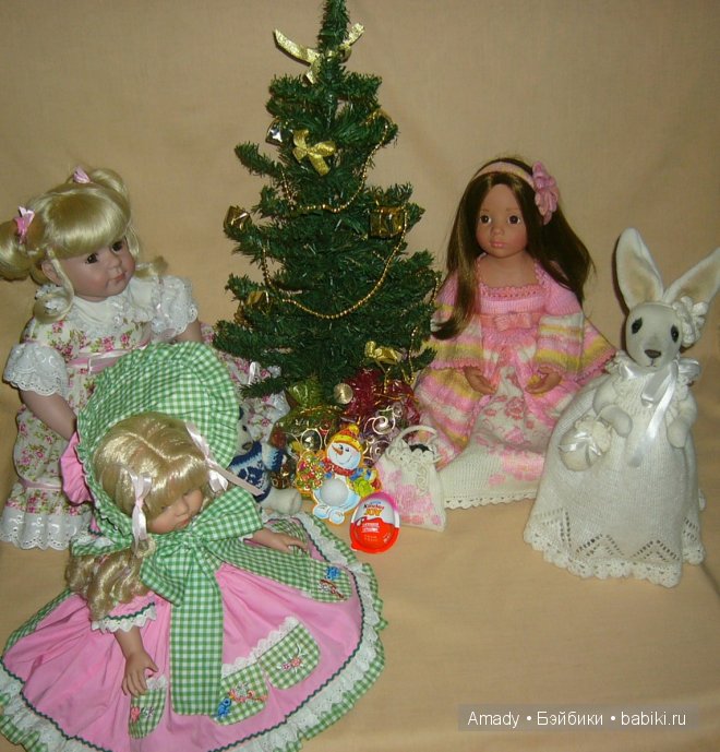 Наша новогодняя елочка — Куклы Gotz (Готц): Ханна