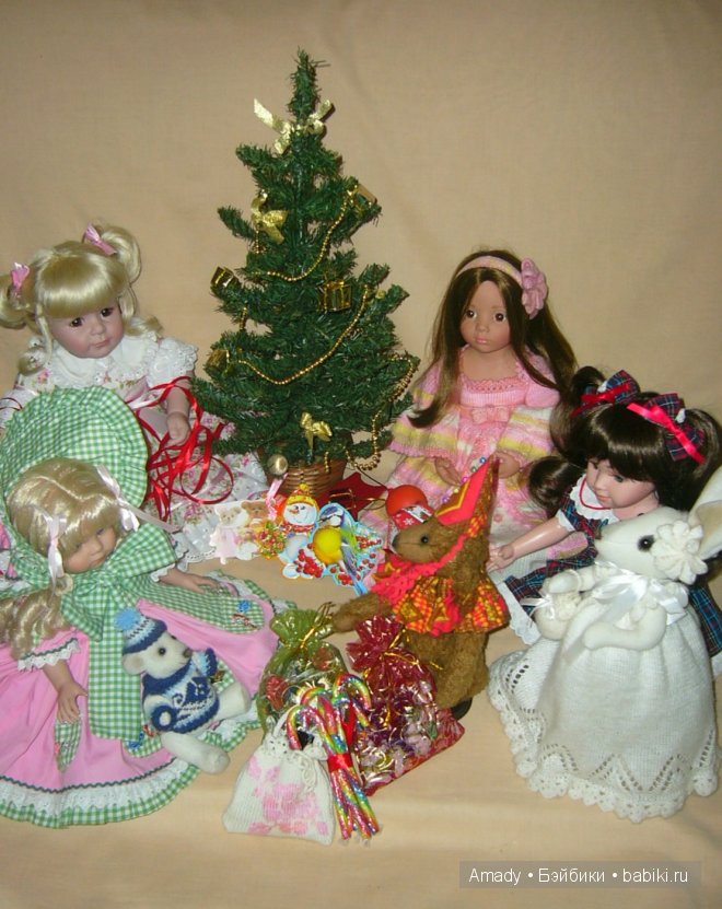 Наша новогодняя елочка — Куклы Gotz (Готц): Ханна