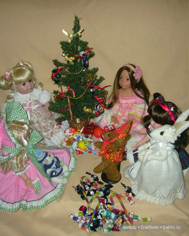Наша новогодняя елочка — Куклы Gotz (Готц): Ханна