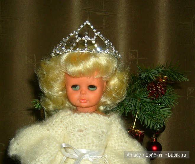 Поздравление с Рождеством от моих винтажных куколок