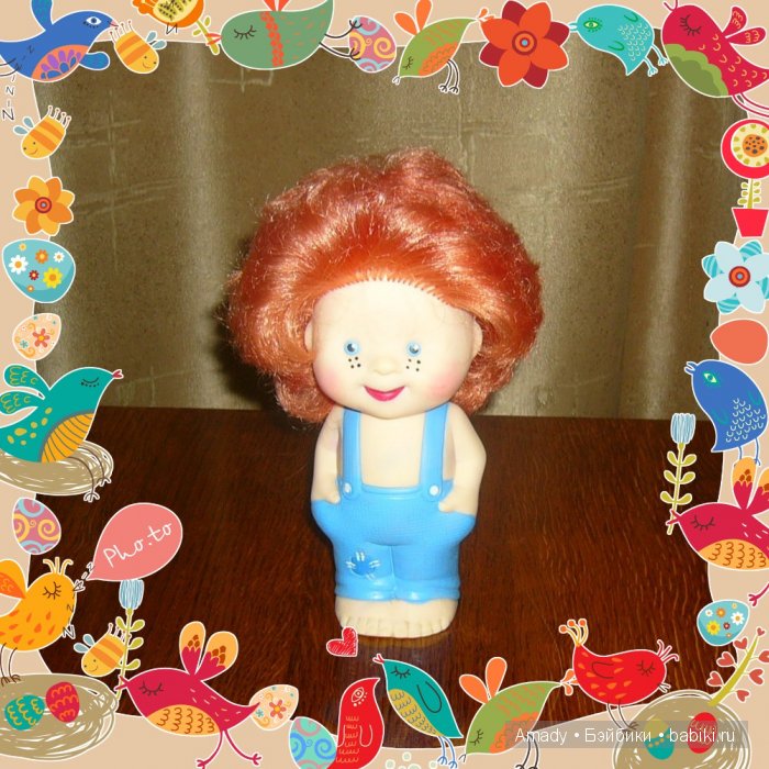 Рыжий мега-позитивчик — Советские винтажные куклы (СССР): Ленигрушка (фото 7)