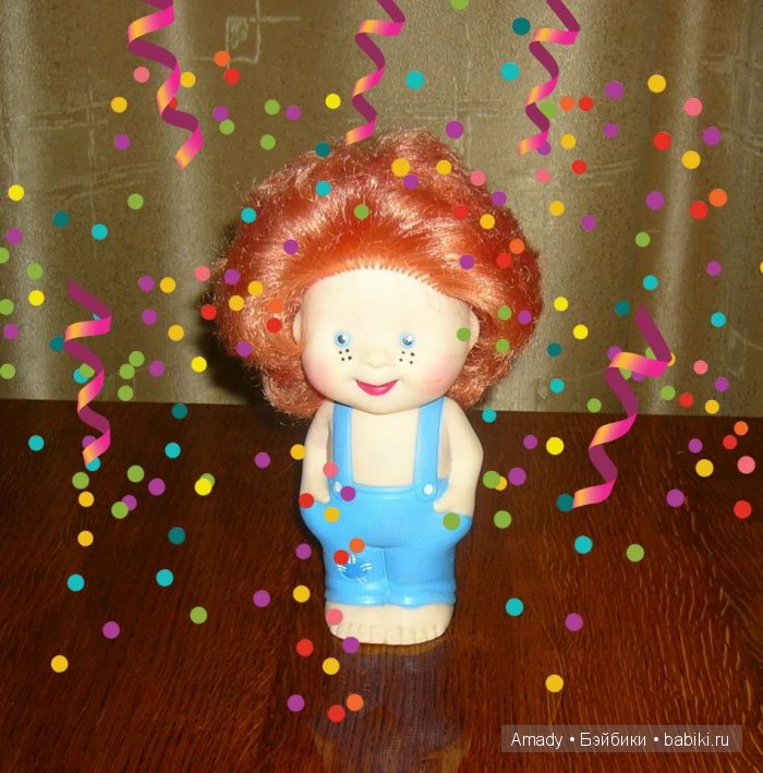 Рыжий мега-позитивчик — Советские винтажные куклы (СССР): Ленигрушка (фото 4)