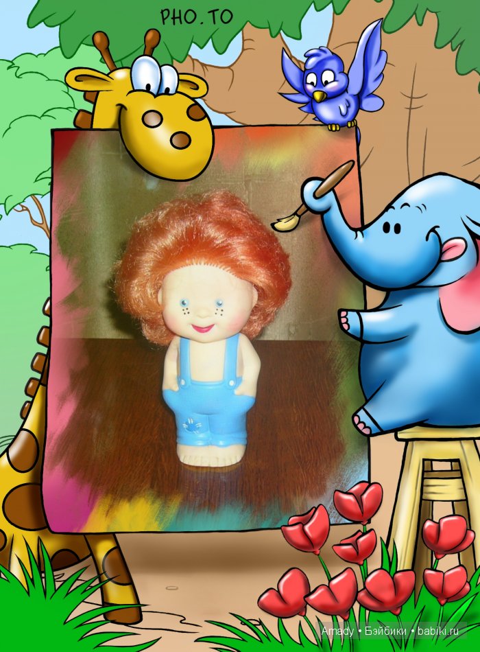 Рыжий мега-позитивчик — Советские винтажные куклы (СССР): Ленигрушка (фото 8)