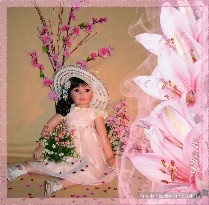 Цветок сакуры. По следам конкурса "Кукла со шляпкой"