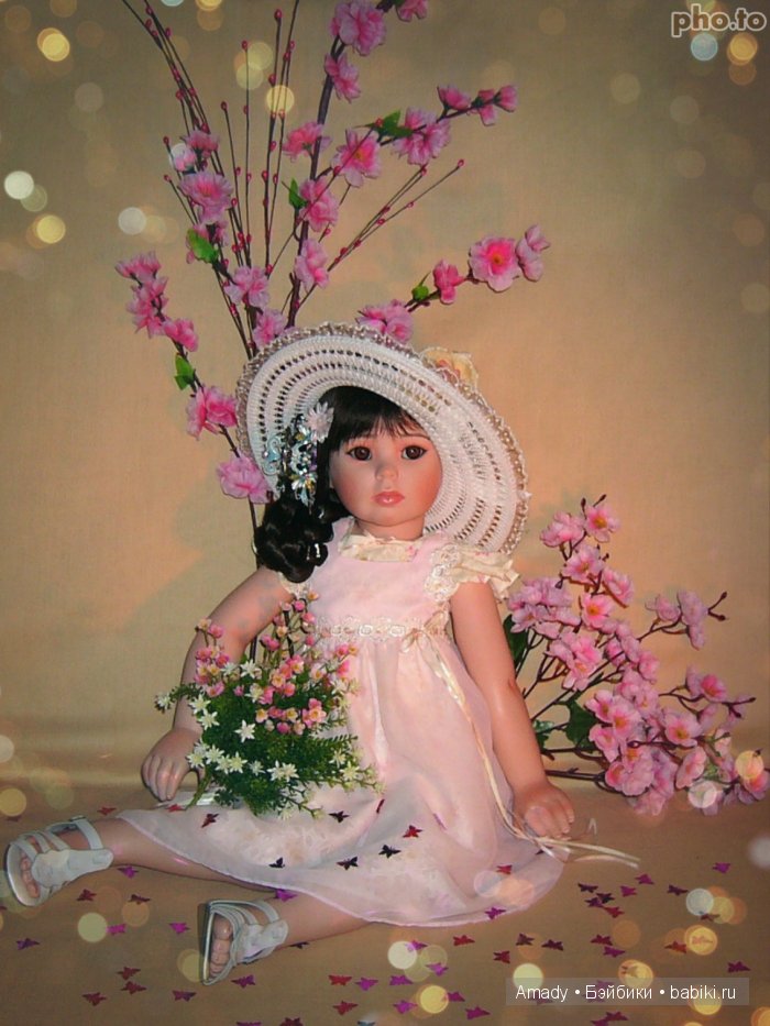 Цветок сакуры. По следам конкурса "Кукла со шляпкой"