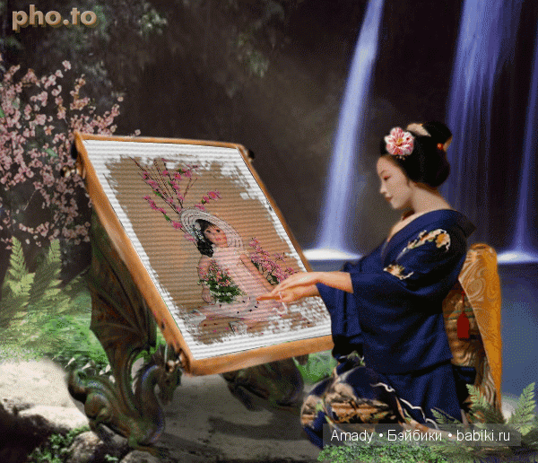 Цветок сакуры. По следам конкурса "Кукла со шляпкой"