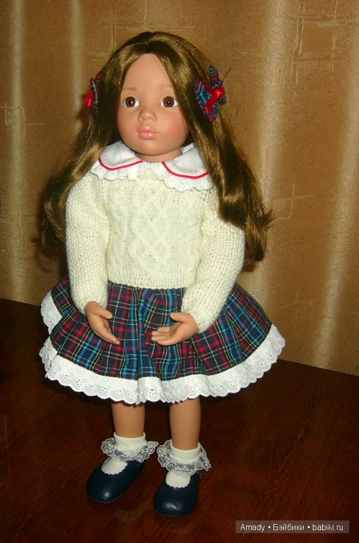 Мои новые вязанные наряды для Gotz