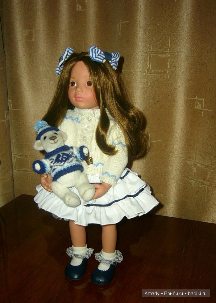 Мои новые вязанные наряды для Gotz