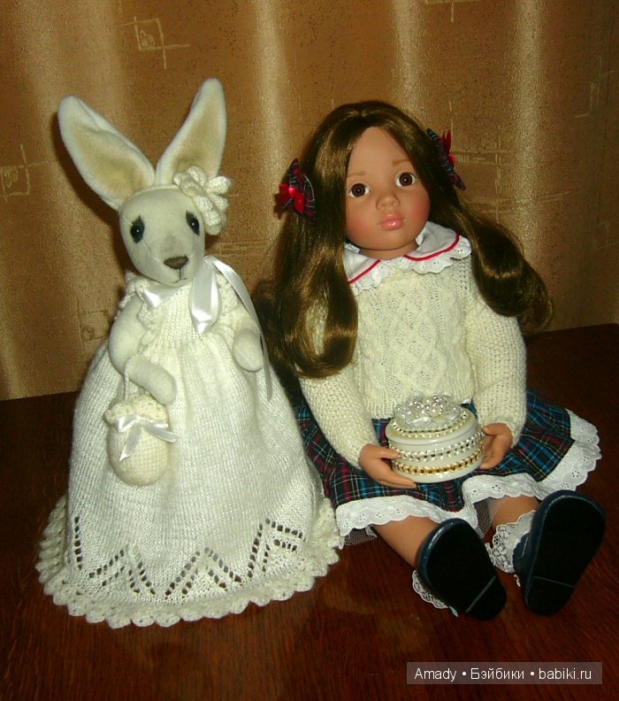 Мои новые вязанные наряды для Gotz