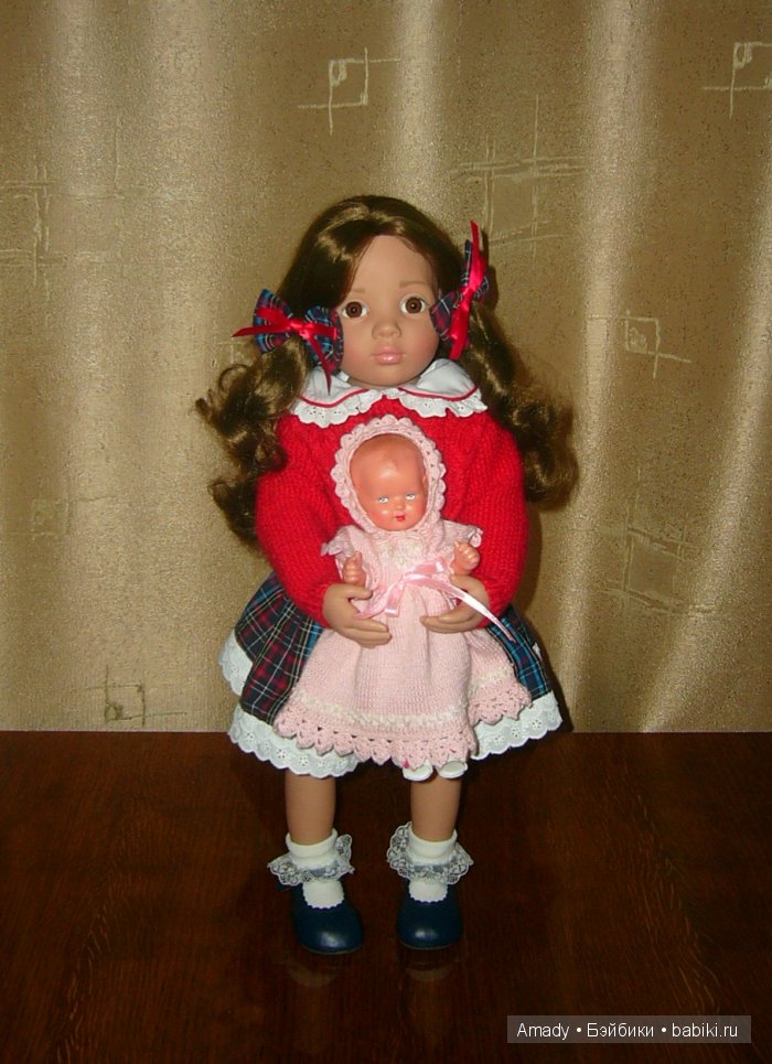 Мои новые вязанные наряды для Gotz (фото 10)