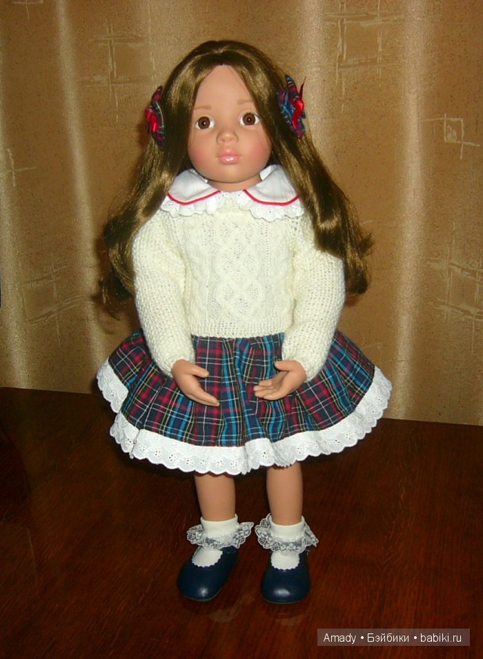 Мои новые вязанные наряды для Gotz