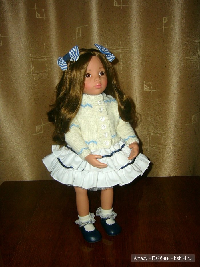 Мои новые вязанные наряды для Gotz