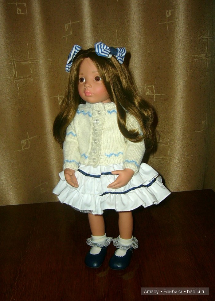 Мои новые вязанные наряды для Gotz