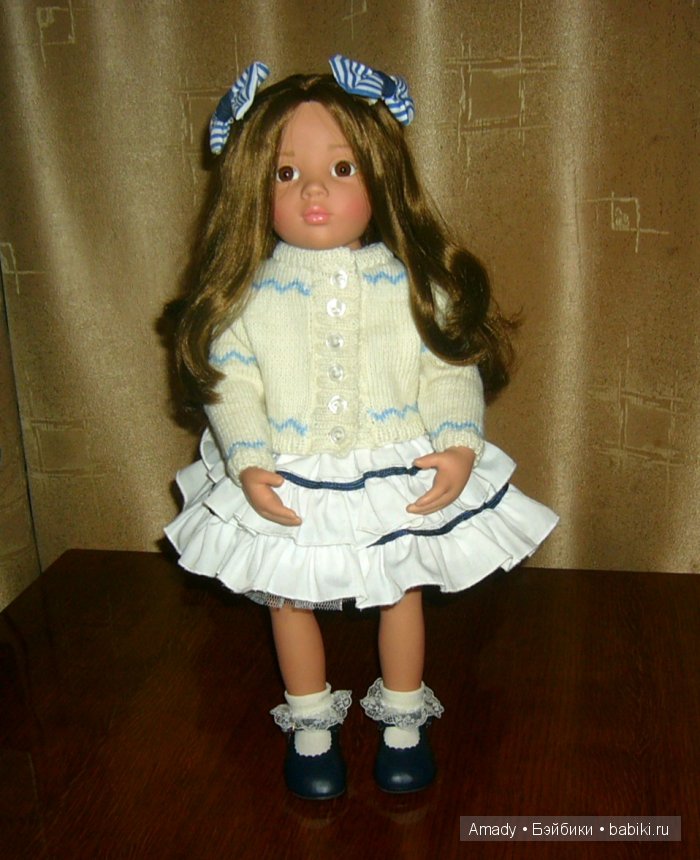 Мои новые вязанные наряды для Gotz