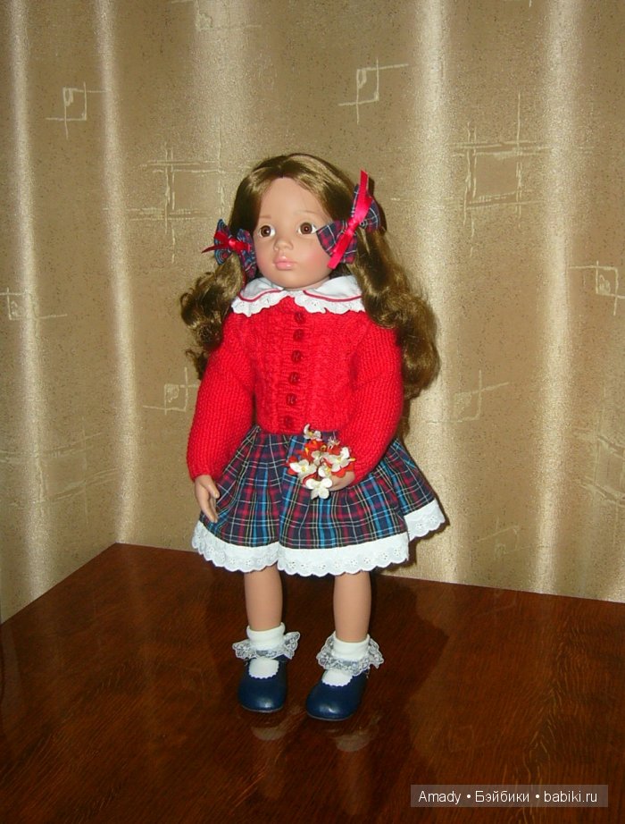 Мои новые вязанные наряды для Gotz