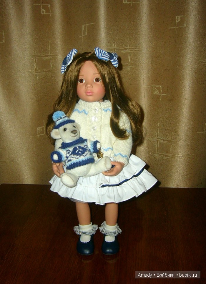 Мои новые вязанные наряды для Gotz