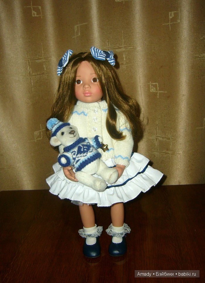 Мои новые вязанные наряды для Gotz