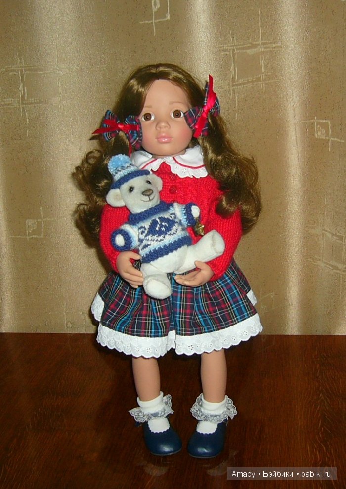 Мои новые вязанные наряды для Gotz (фото 5)