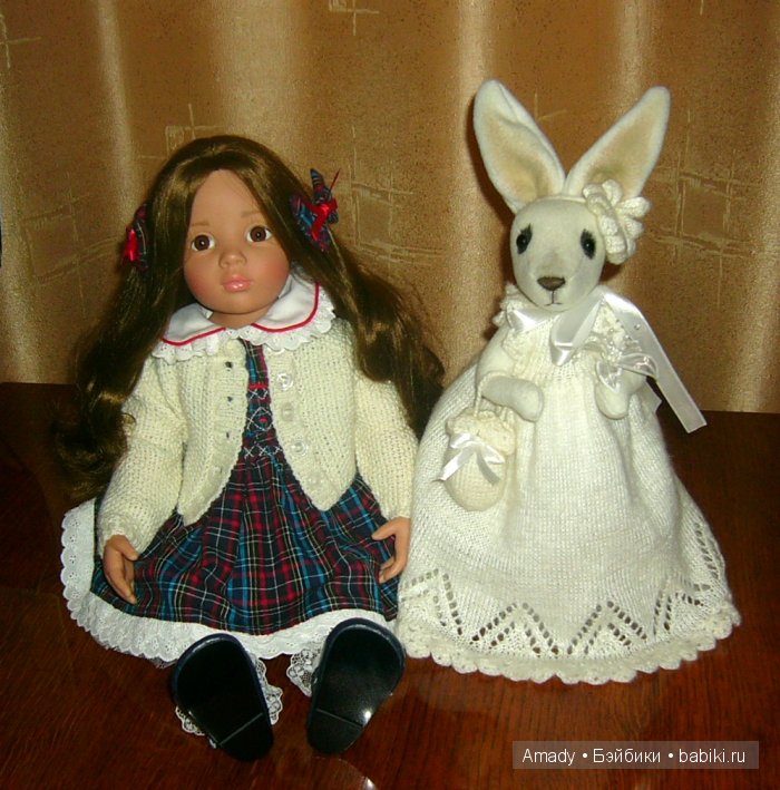 Мои новые вязанные наряды для Gotz