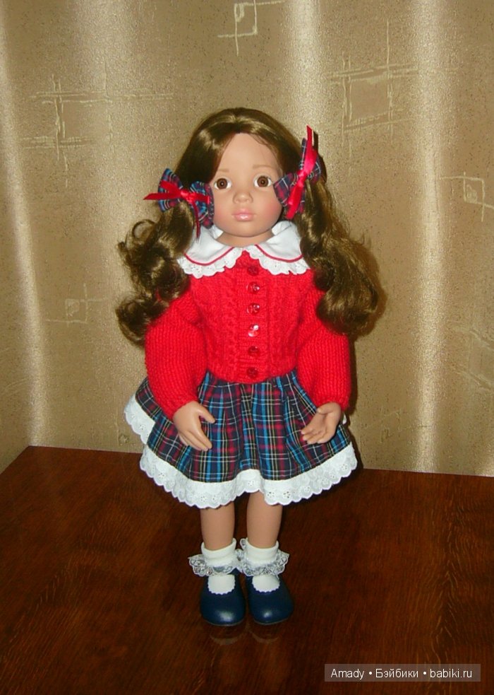 Мои новые вязанные наряды для Gotz (фото 2)