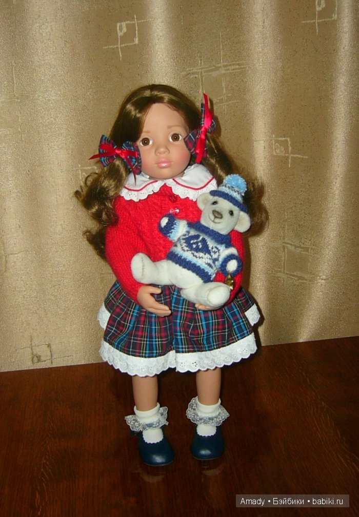 Мои новые вязанные наряды для Gotz (фото 9)