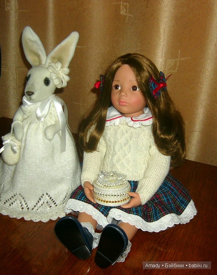 Мои новые вязанные наряды для Gotz