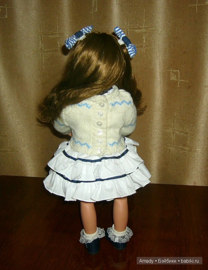 Мои новые вязанные наряды для Gotz