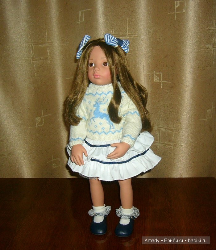 Мои новые вязанные наряды для Gotz