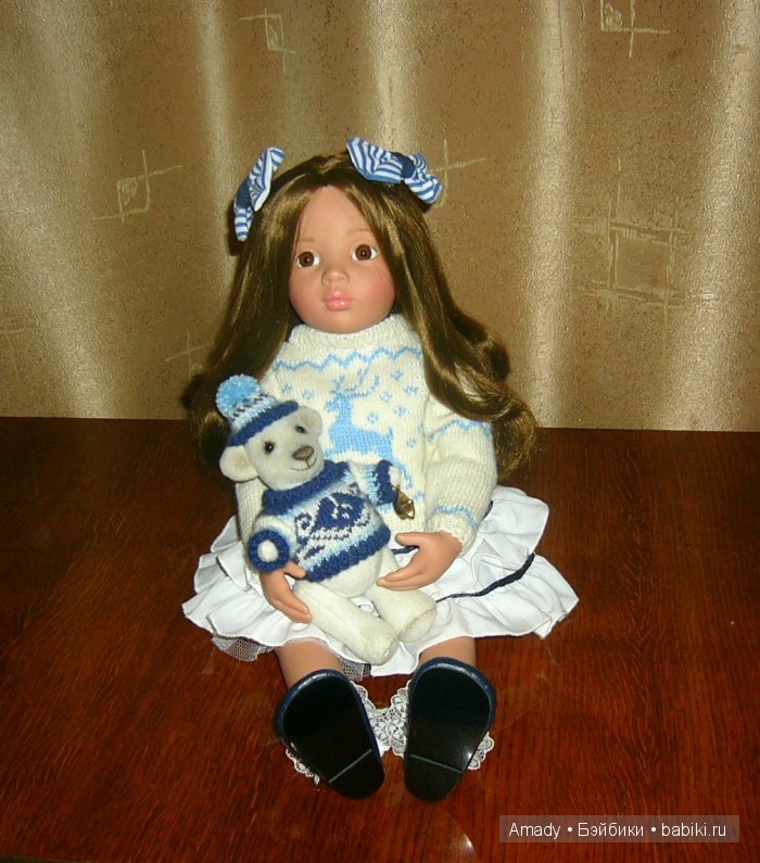 Мои новые вязанные наряды для Gotz