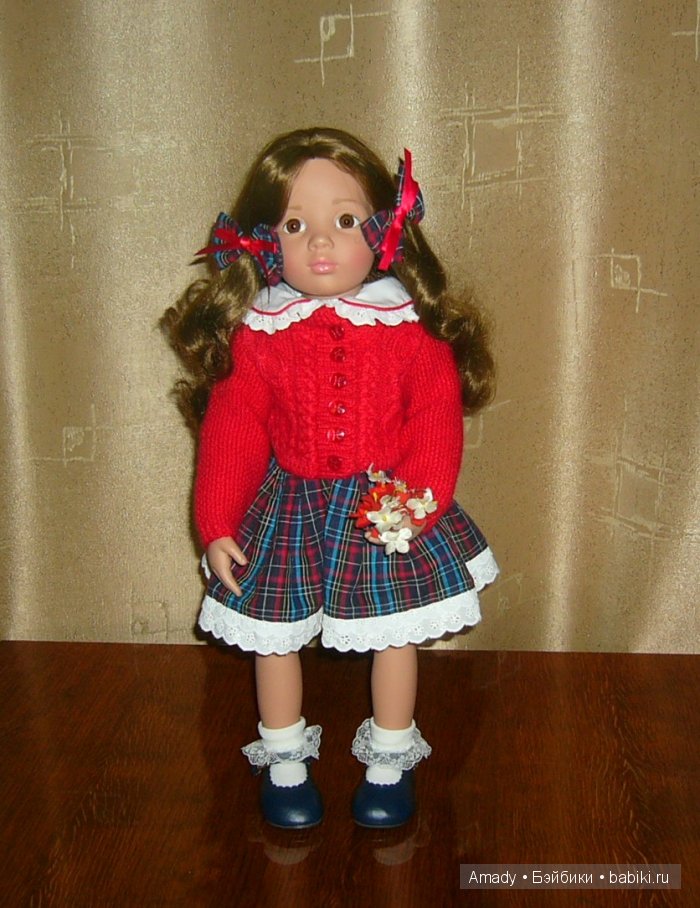 Мои новые вязанные наряды для Gotz