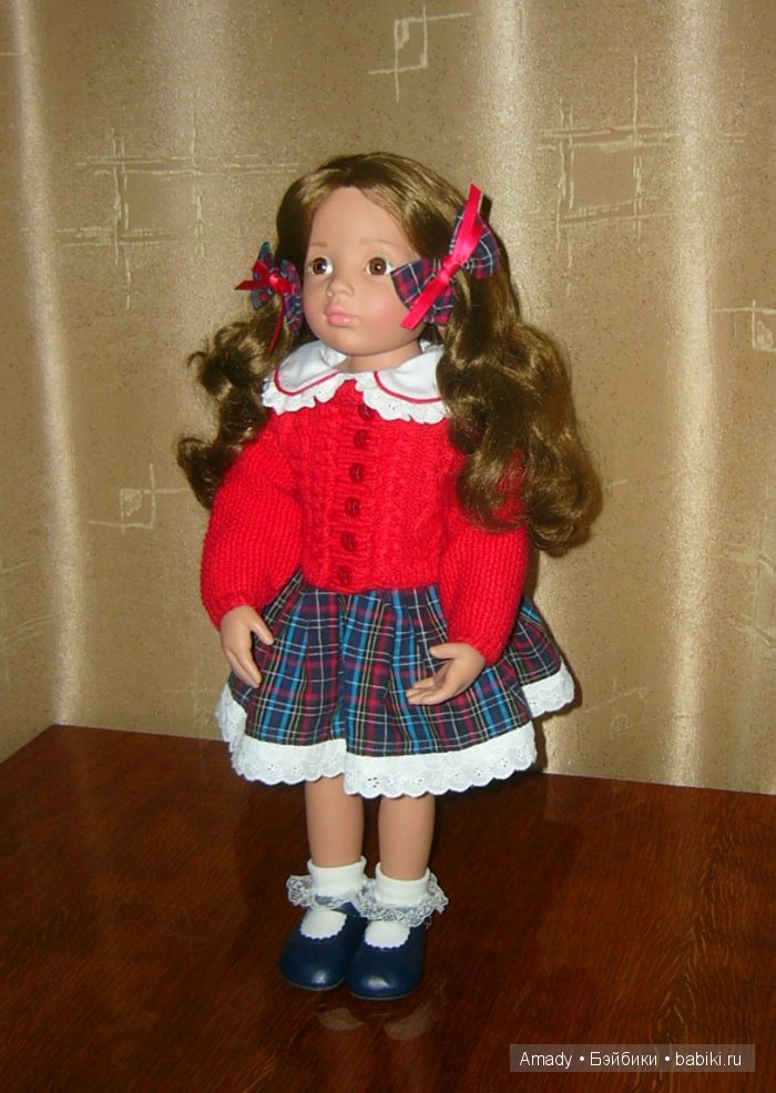 Мои новые вязанные наряды для Gotz