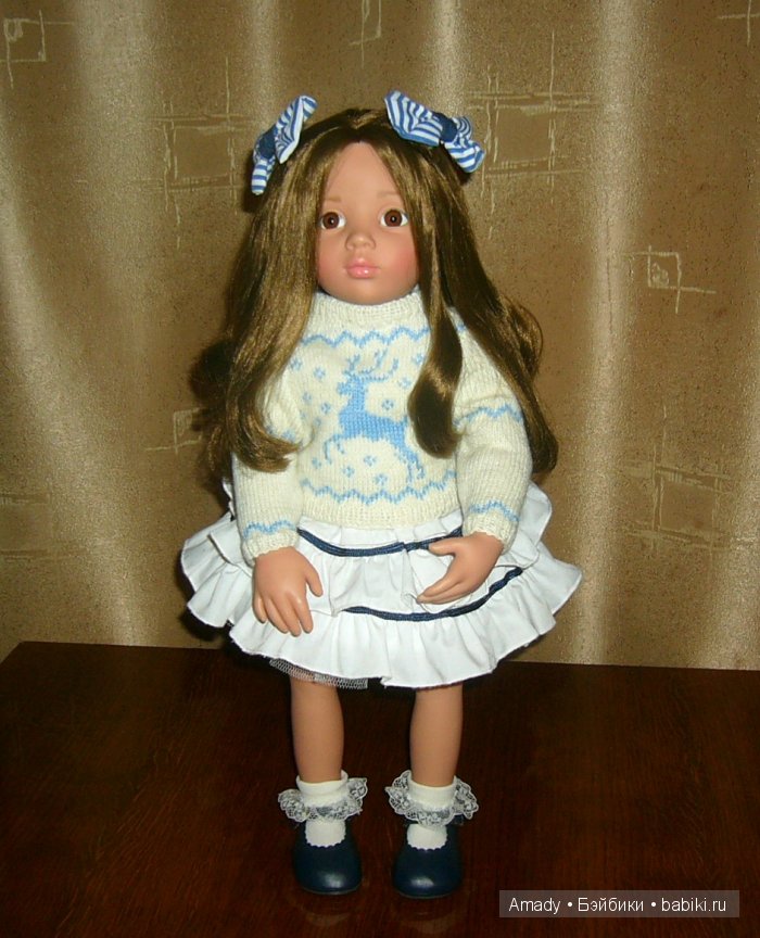 Мои новые вязанные наряды для Gotz