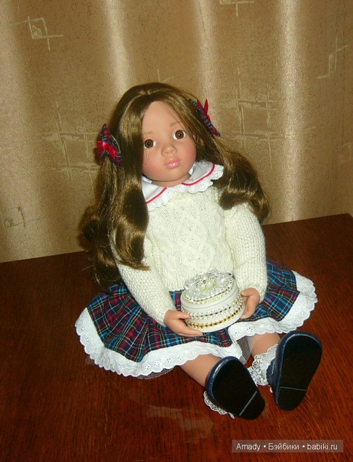 Мои новые вязанные наряды для Gotz