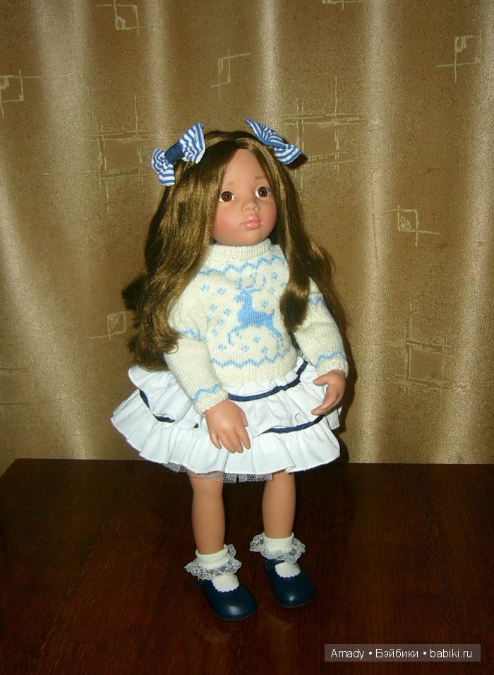 Мои новые вязанные наряды для Gotz