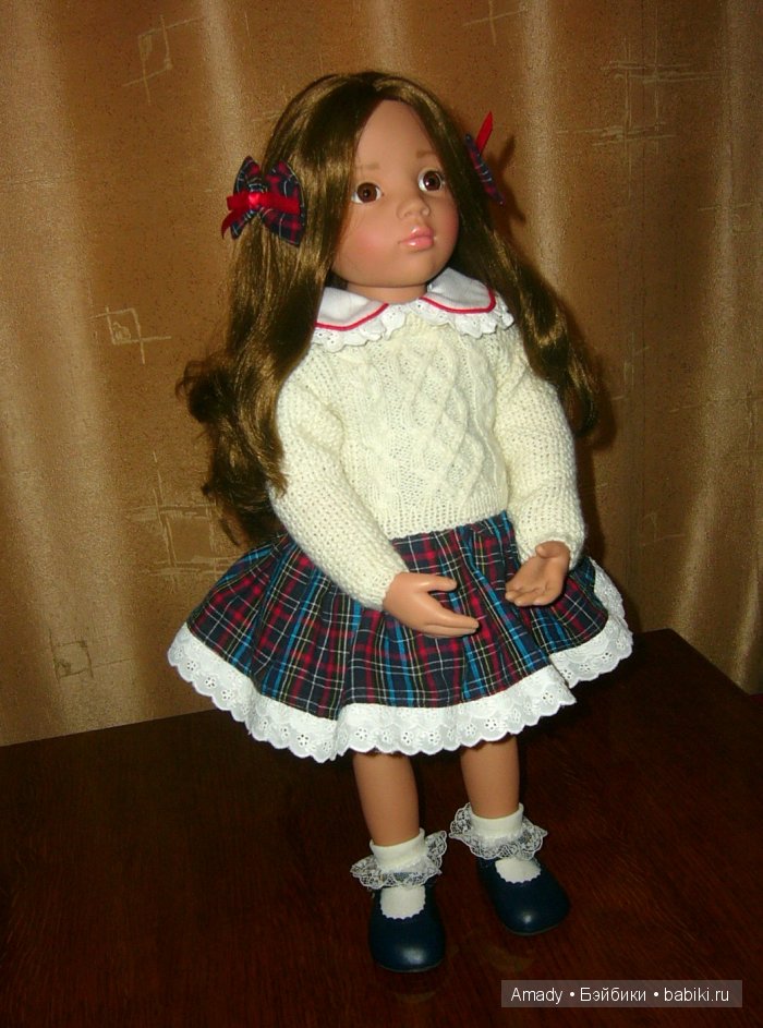 Мои новые вязанные наряды для Gotz