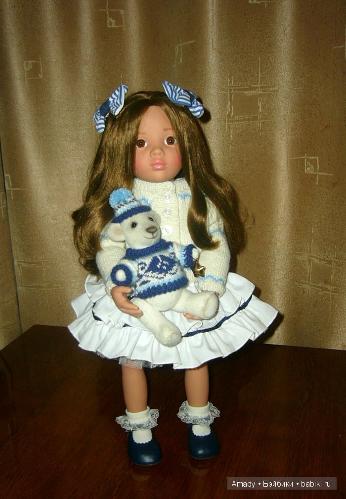 Мои новые вязанные наряды для Gotz