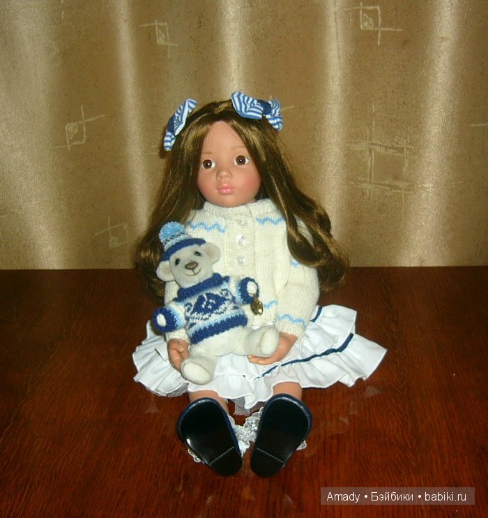 Мои новые вязанные наряды для Gotz