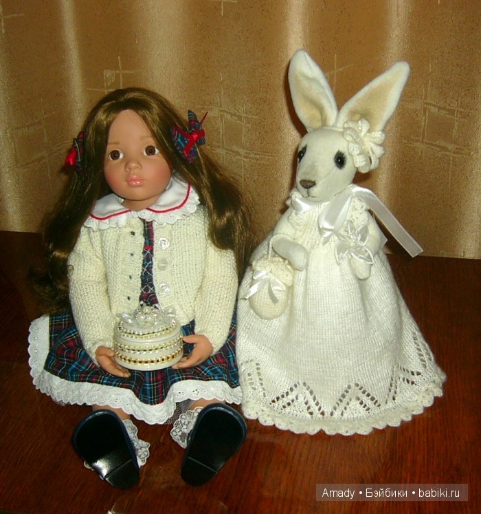 Мои новые вязанные наряды для Gotz