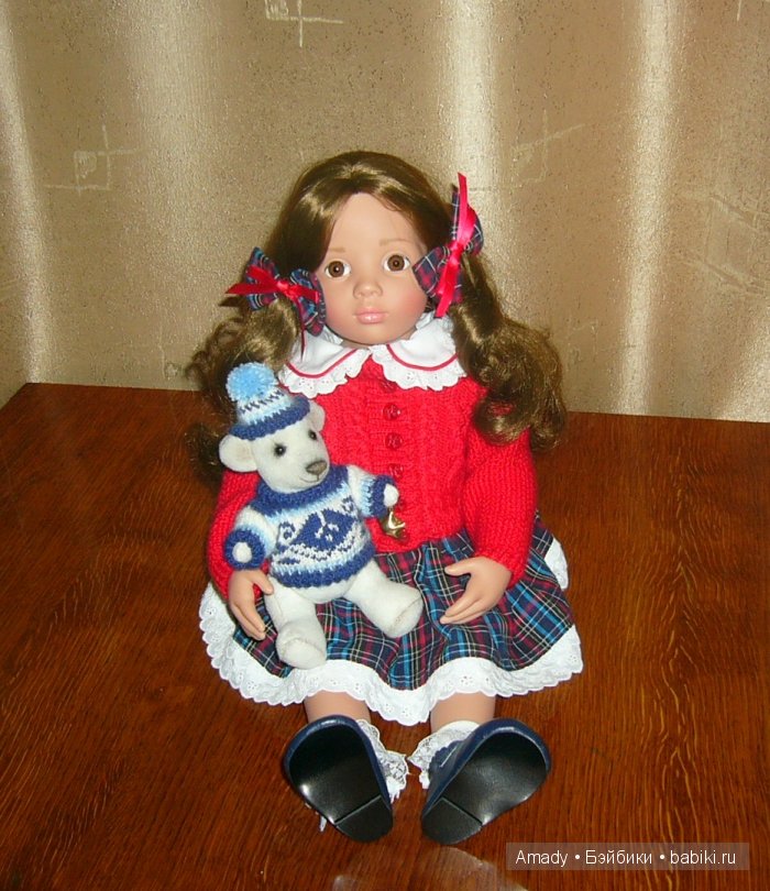 Мои новые вязанные наряды для Gotz (фото 4)