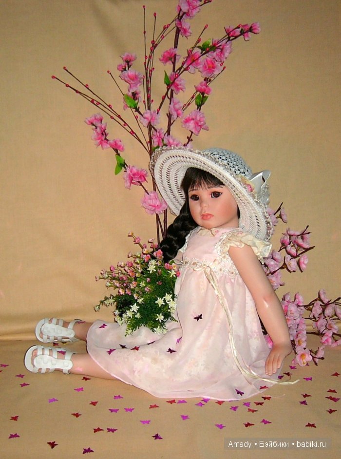 Цветок сакуры. По следам конкурса "Кукла со шляпкой"