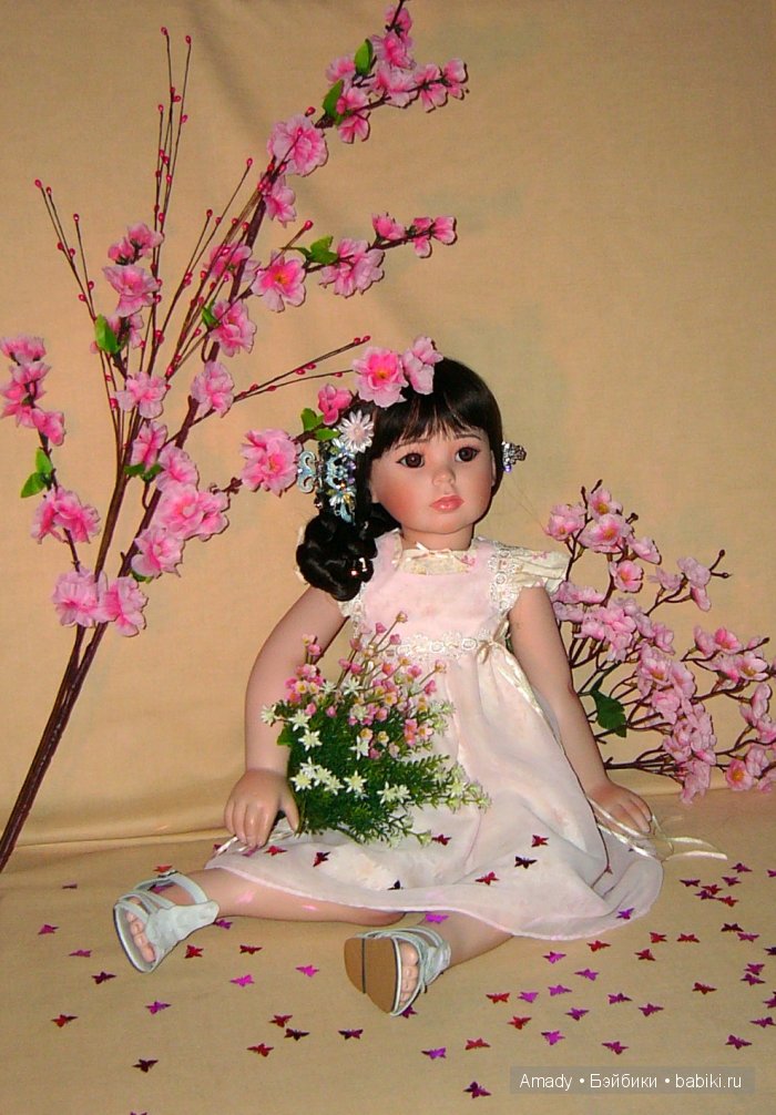 Цветок сакуры. По следам конкурса "Кукла со шляпкой"